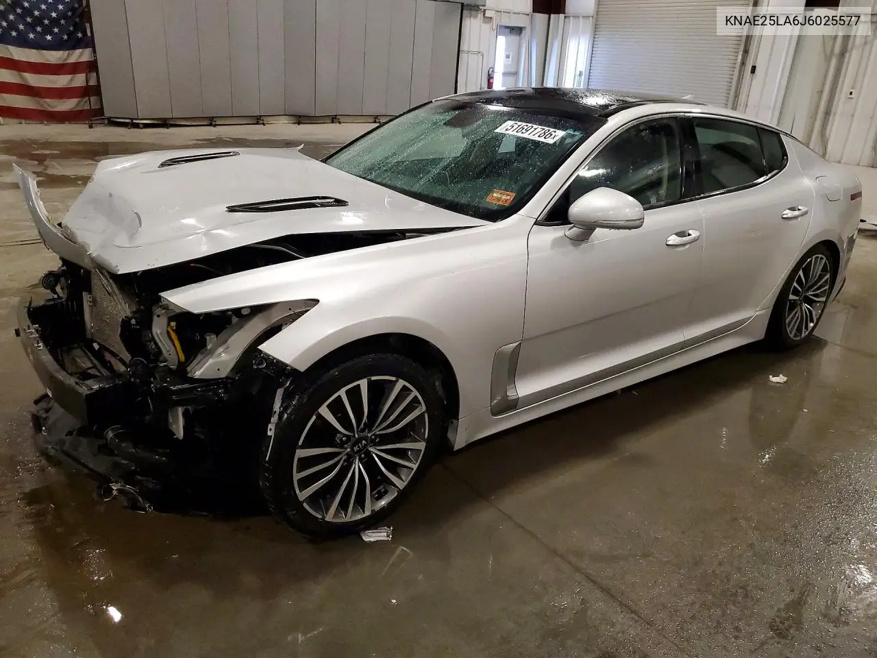 2018 Kia Stinger Premium VIN: KNAE25LA6J6025577 Lot: 51691786