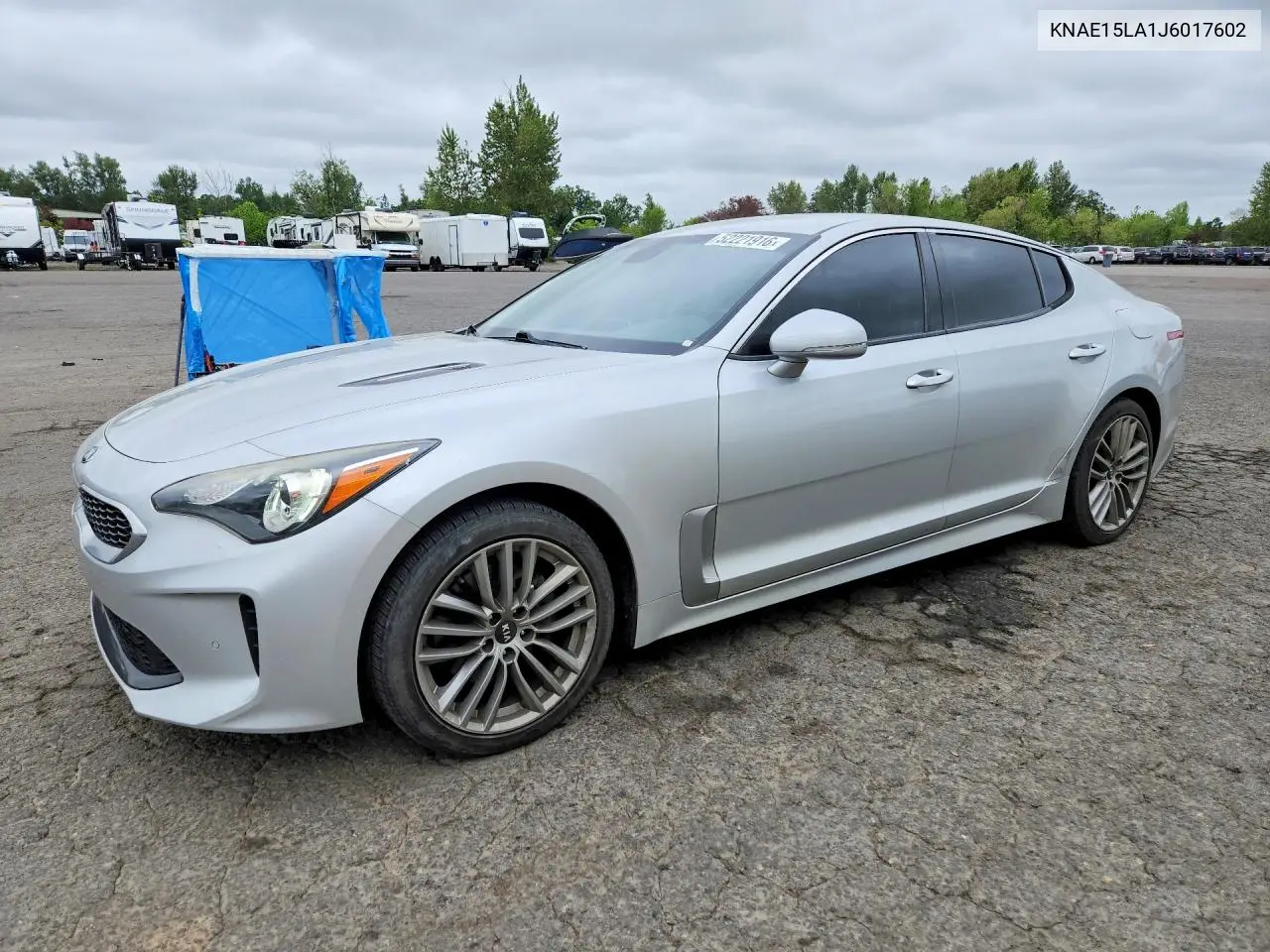 2018 Kia Stinger Base VIN: KNAE15LA1J6017602 Lot: 52221916