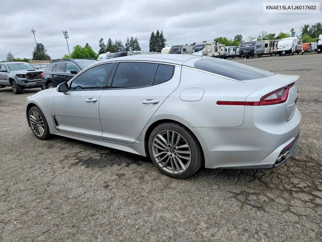 2018 Kia Stinger Base VIN: KNAE15LA1J6017602 Lot: 52221916