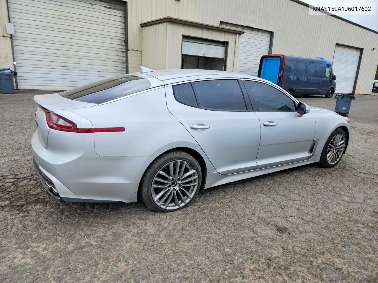 2018 Kia Stinger Base VIN: KNAE15LA1J6017602 Lot: 52221916