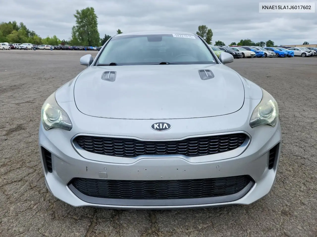 2018 Kia Stinger Base VIN: KNAE15LA1J6017602 Lot: 52221916