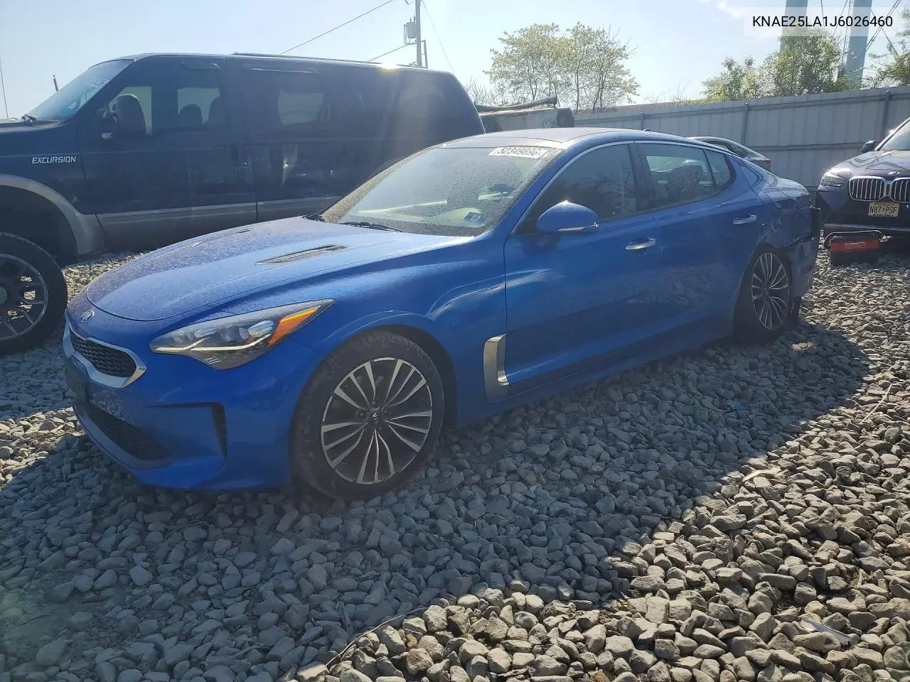 2018 Kia Stinger Premium VIN: KNAE25LA1J6026460 Lot: 52349896