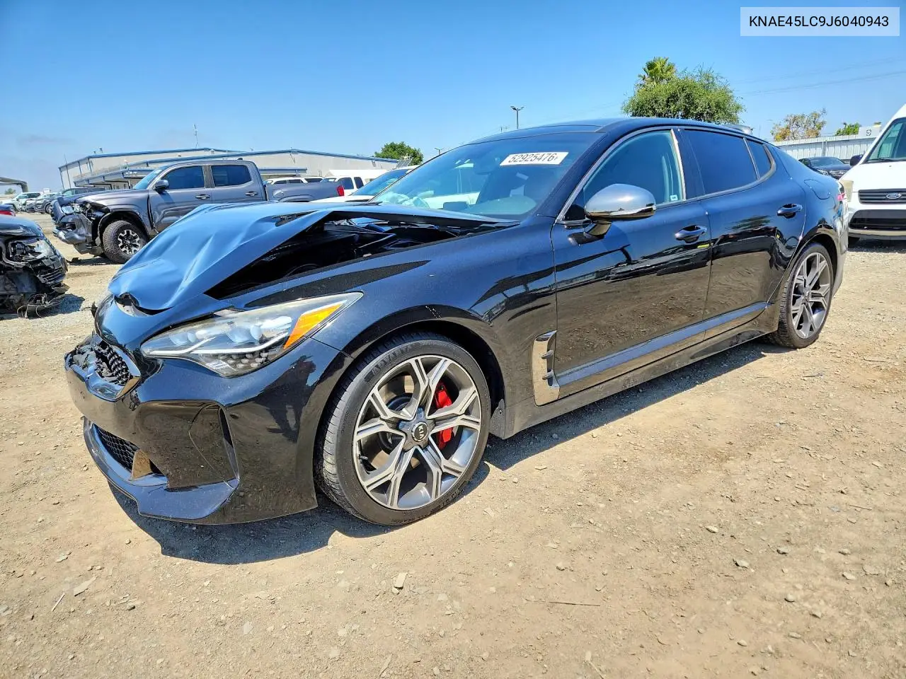 2018 Kia Stinger Gt1 VIN: KNAE45LC9J6040943 Lot: 52925476