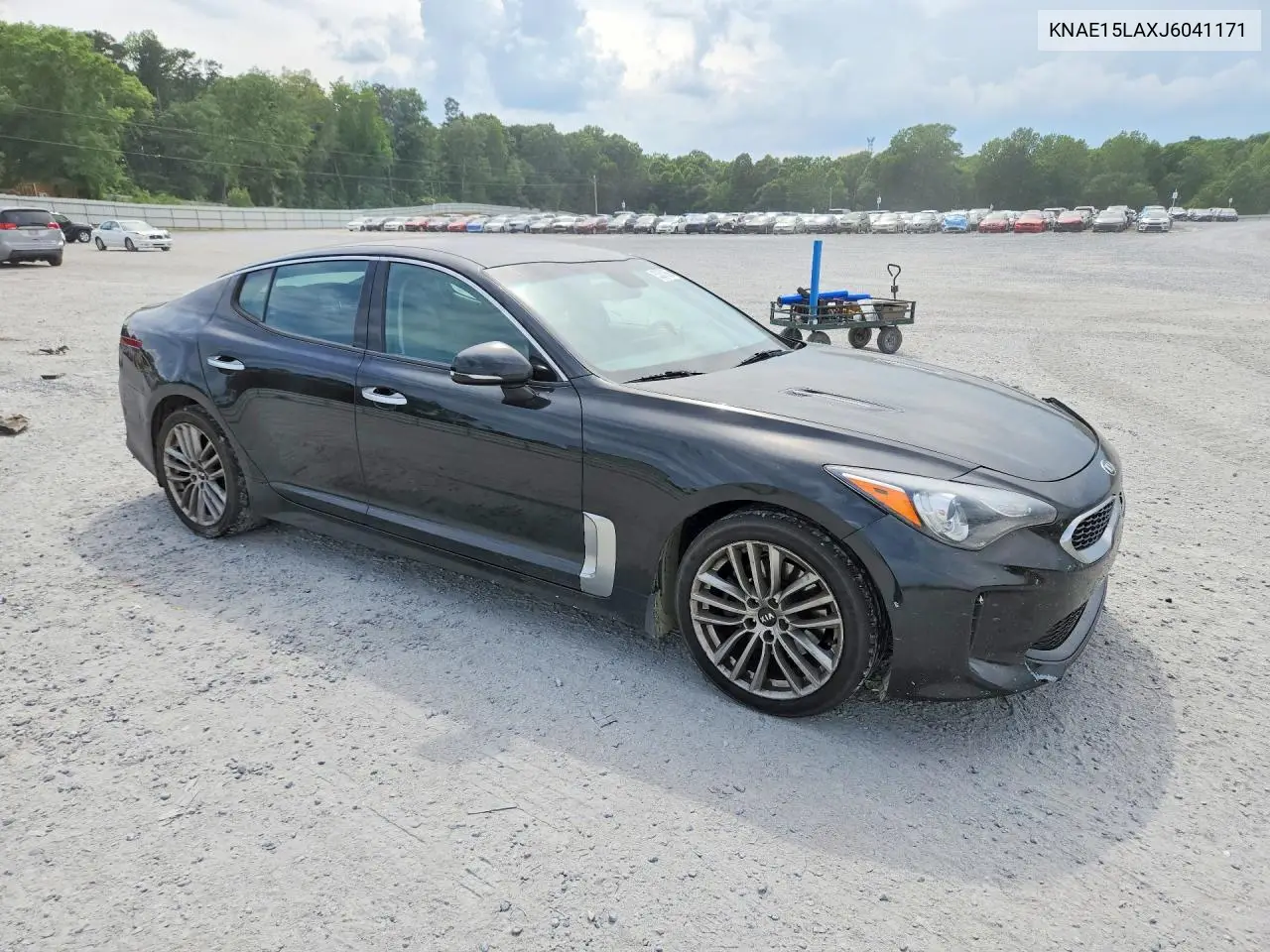 2018 Kia Stinger Base VIN: KNAE15LAXJ6041171 Lot: 53351656