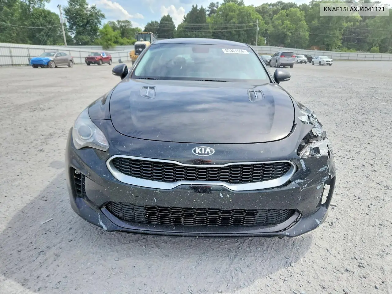 2018 Kia Stinger Base VIN: KNAE15LAXJ6041171 Lot: 53351656