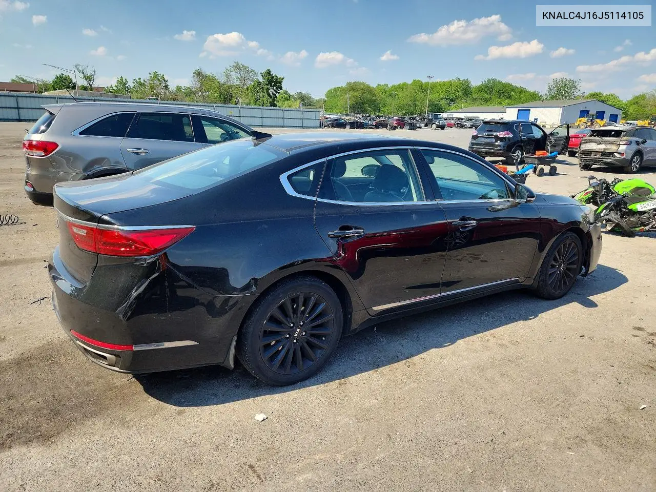 2018 Kia Cadenza Premium VIN: KNALC4J16J5114105 Lot: 54131046