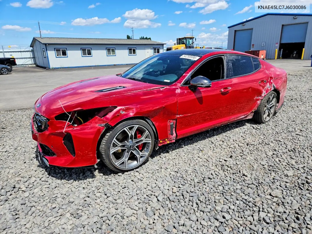 2018 Kia Stinger Gt1 VIN: KNAE45LC7J6030086 Lot: 54258996