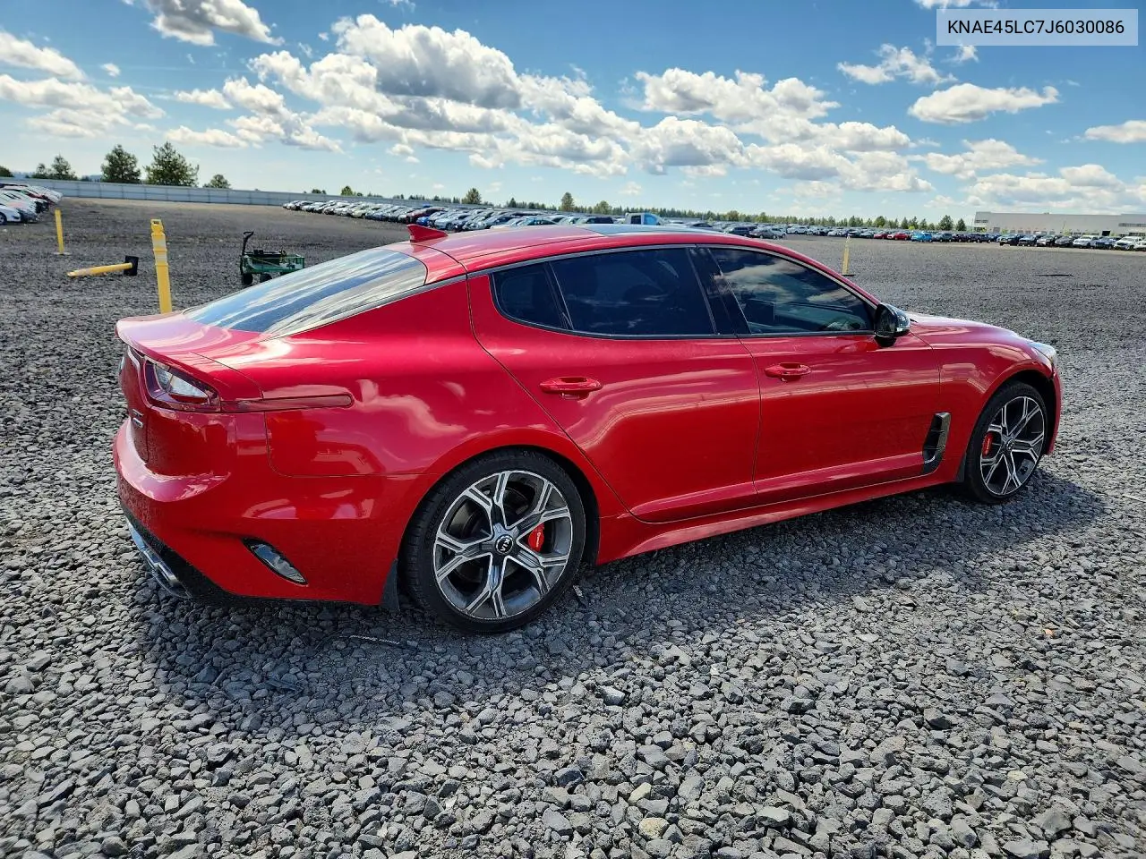 2018 Kia Stinger Gt1 VIN: KNAE45LC7J6030086 Lot: 54258996