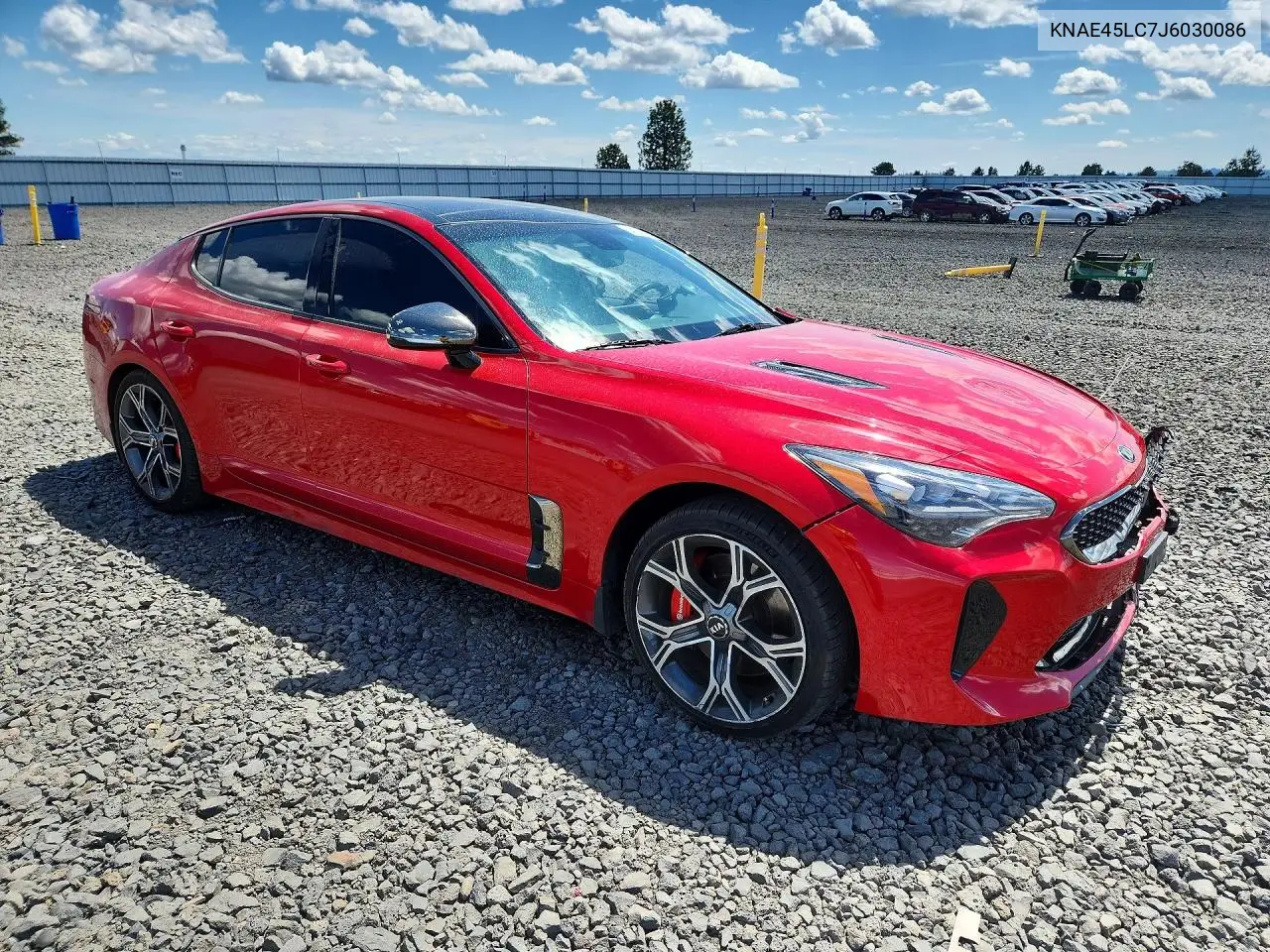 2018 Kia Stinger Gt1 VIN: KNAE45LC7J6030086 Lot: 54258996