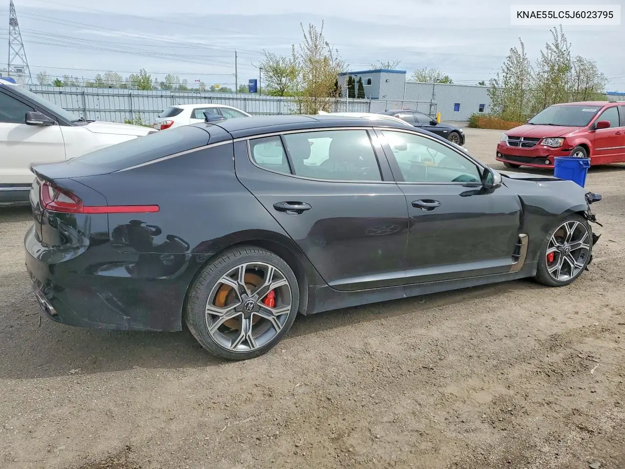 2018 Kia Stinger Gt2 VIN: KNAE55LC5J6023795 Lot: 54634646