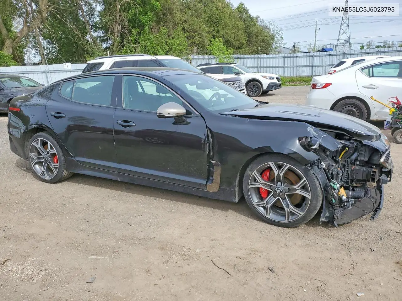 2018 Kia Stinger Gt2 VIN: KNAE55LC5J6023795 Lot: 54634646