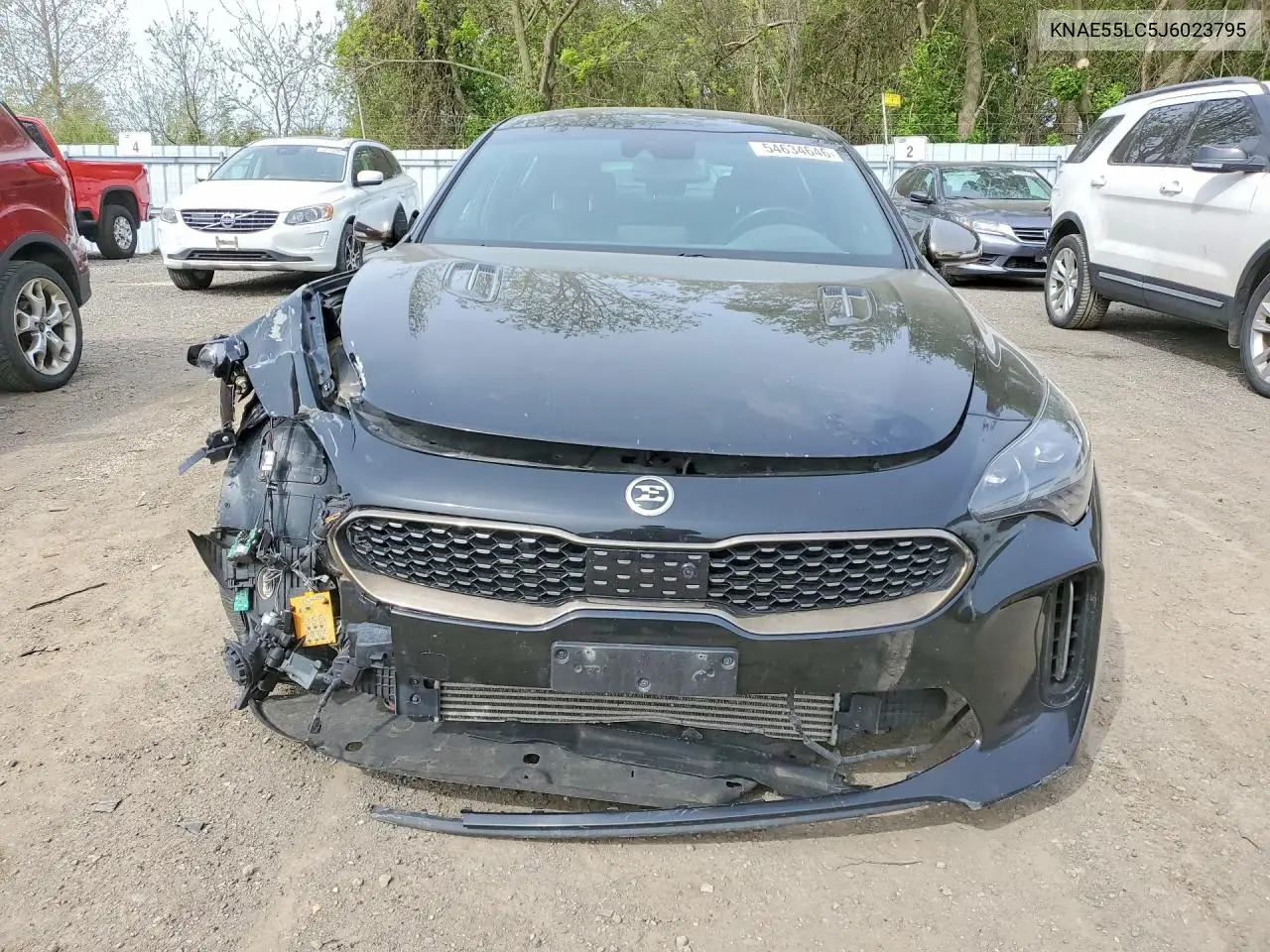 2018 Kia Stinger Gt2 VIN: KNAE55LC5J6023795 Lot: 54634646