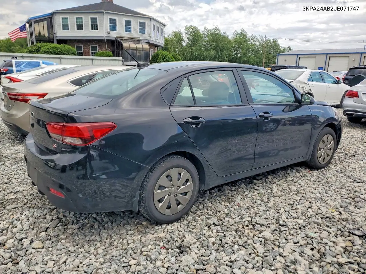 2018 Kia Rio S VIN: 3KPA24AB2JE071747 Lot: 55683556