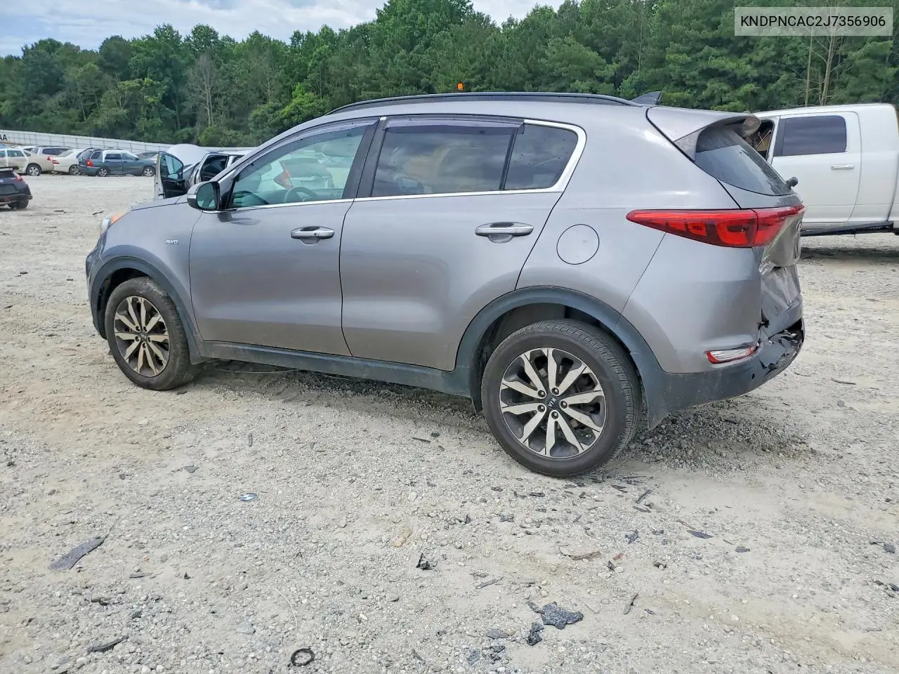 2018 Kia Sportage Ex VIN: KNDPNCAC2J7356906 Lot: 55961996