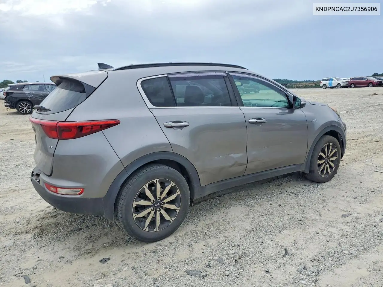 2018 Kia Sportage Ex VIN: KNDPNCAC2J7356906 Lot: 55961996