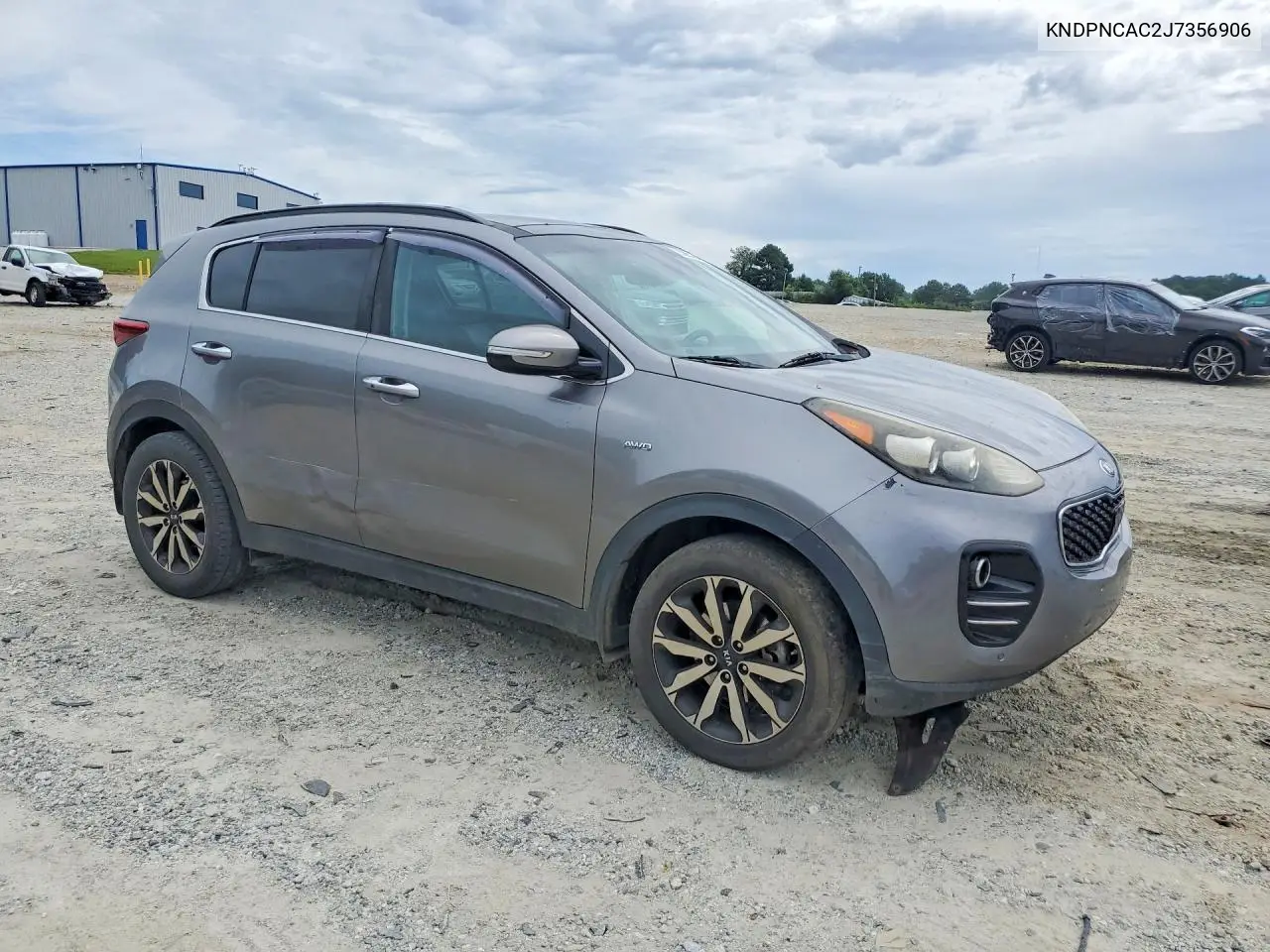 2018 Kia Sportage Ex VIN: KNDPNCAC2J7356906 Lot: 55961996