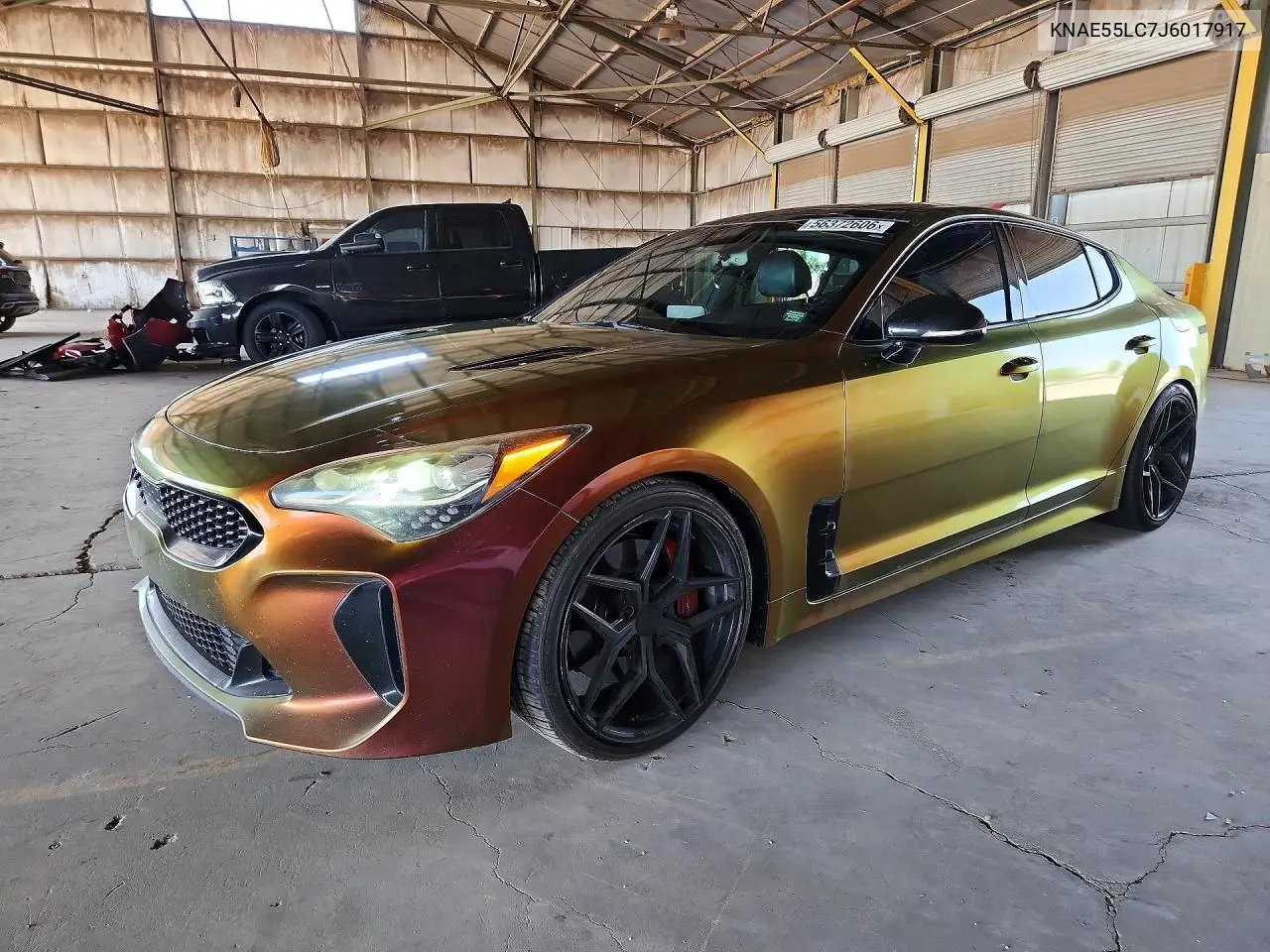 2018 Kia Stinger Gt2 VIN: KNAE55LC7J6017917 Lot: 56372606