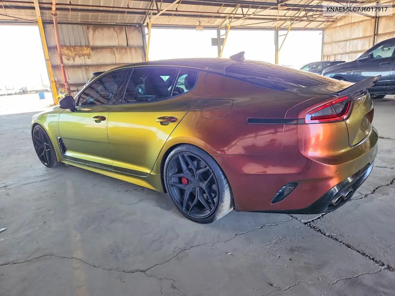 2018 Kia Stinger Gt2 VIN: KNAE55LC7J6017917 Lot: 56372606