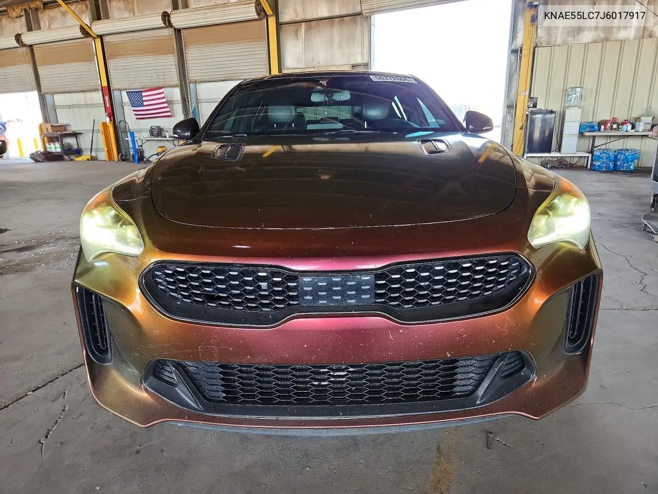 2018 Kia Stinger Gt2 VIN: KNAE55LC7J6017917 Lot: 56372606