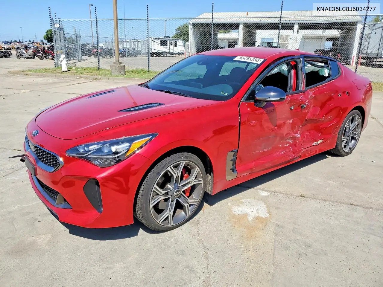2018 Kia Stinger Gt VIN: KNAE35LC8J6034277 Lot: 56455256
