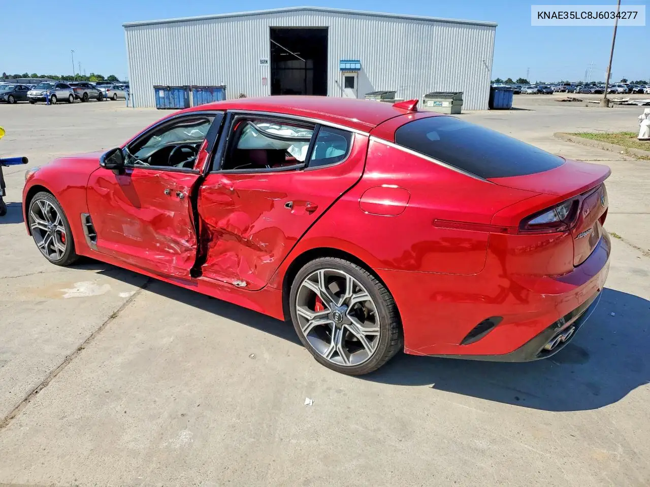 2018 Kia Stinger Gt VIN: KNAE35LC8J6034277 Lot: 56455256