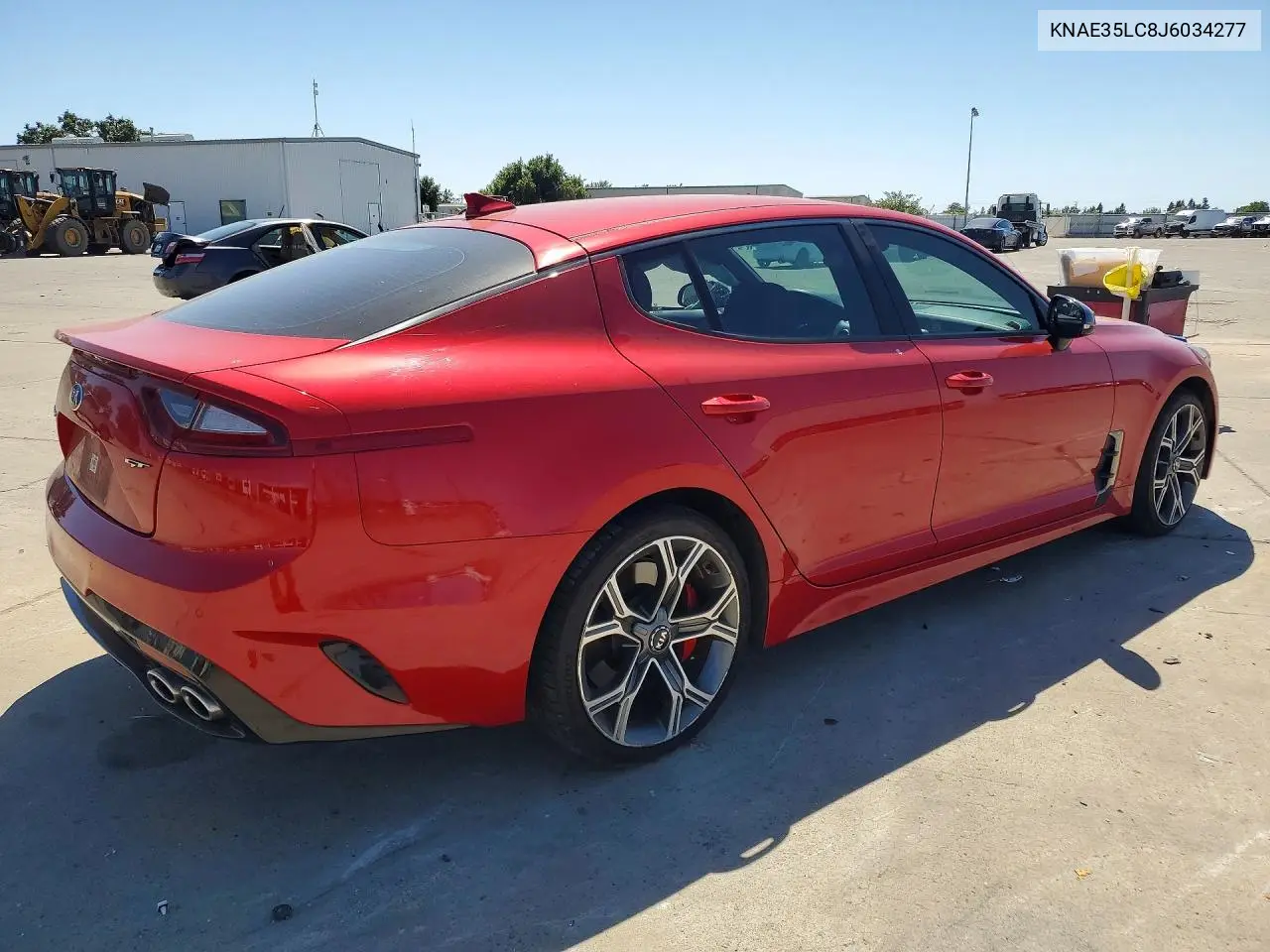 2018 Kia Stinger Gt VIN: KNAE35LC8J6034277 Lot: 56455256