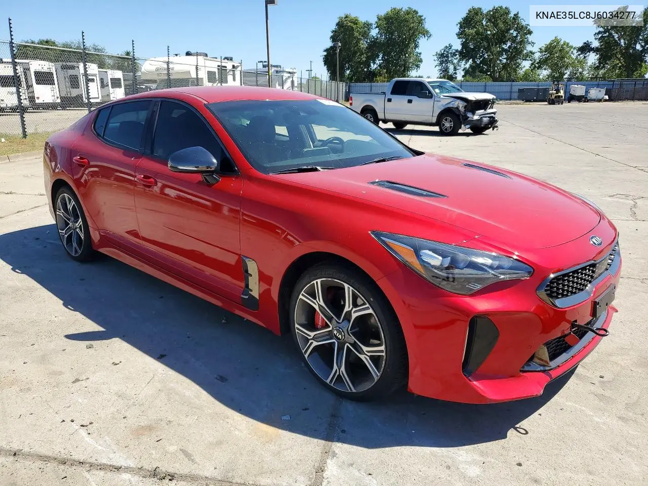 2018 Kia Stinger Gt VIN: KNAE35LC8J6034277 Lot: 56455256