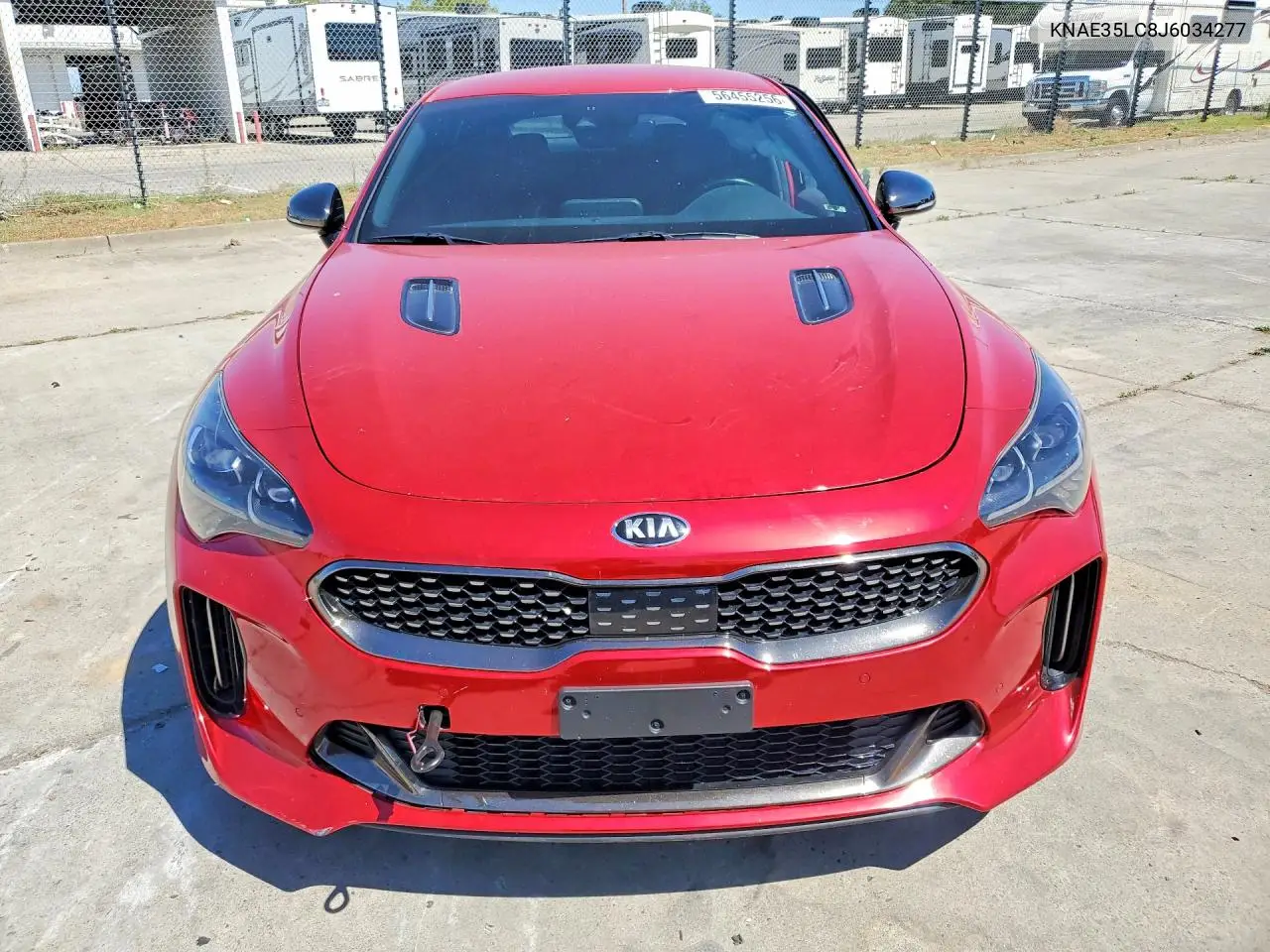 2018 Kia Stinger Gt VIN: KNAE35LC8J6034277 Lot: 56455256