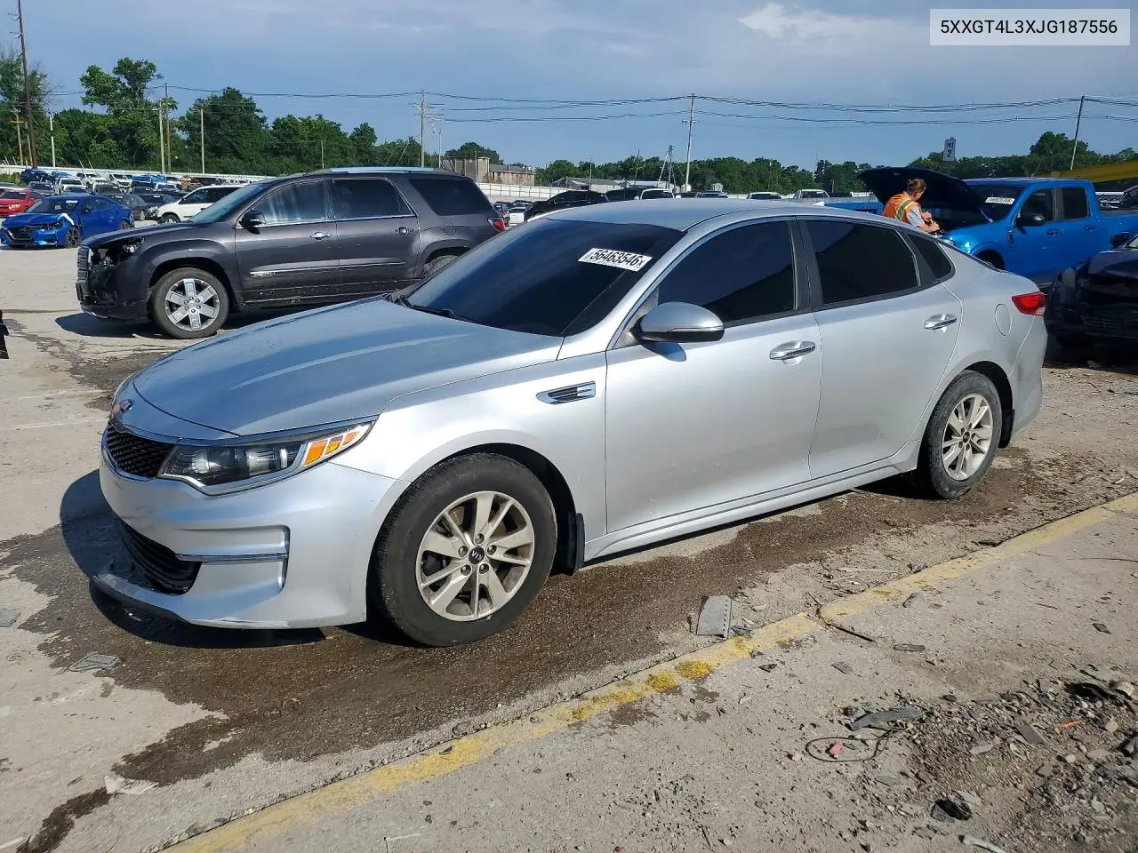 2018 Kia Optima Lx VIN: 5XXGT4L3XJG187556 Lot: 56463546