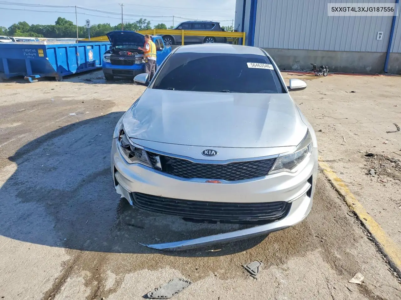 2018 Kia Optima Lx VIN: 5XXGT4L3XJG187556 Lot: 56463546