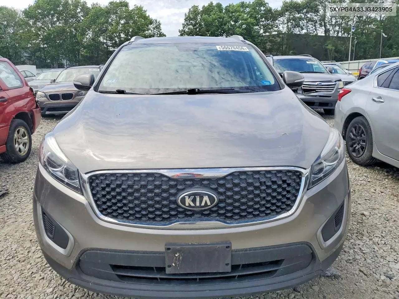 2018 Kia Sorento Lx VIN: 5XYPG4A33JG423905 Lot: 56570456