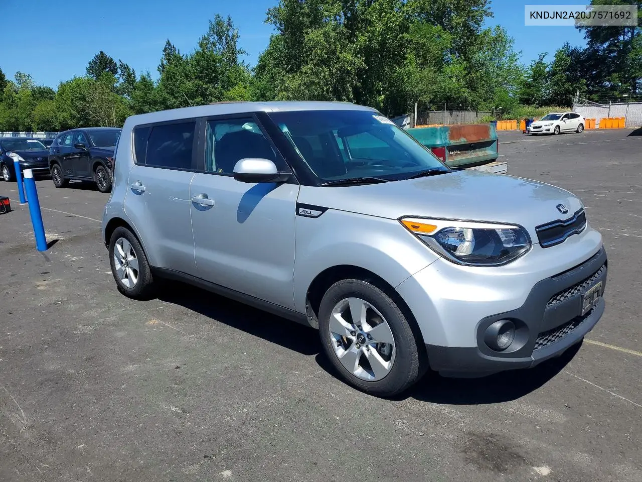 2018 Kia Soul Base VIN: KNDJN2A20J7571692 Lot: 57261466