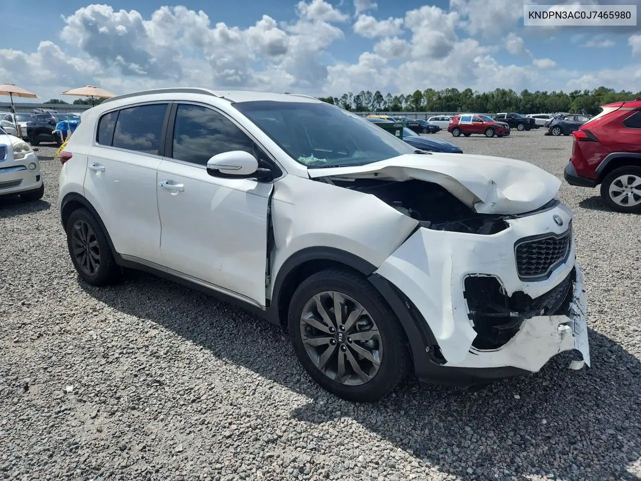 2018 Kia Sportage Ex VIN: KNDPN3AC0J7465980 Lot: 57356886