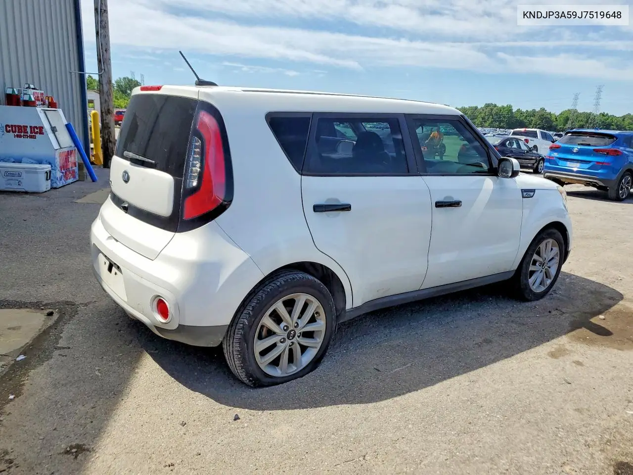 2018 Kia Soul + VIN: KNDJP3A59J7519648 Lot: 57420666
