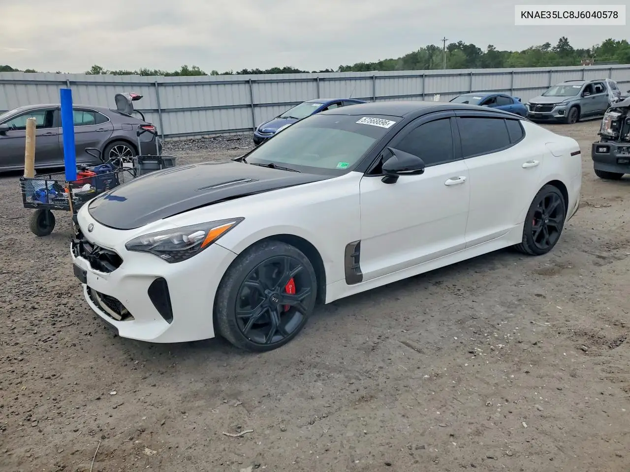 2018 Kia Stinger Gt VIN: KNAE35LC8J6040578 Lot: 57568896