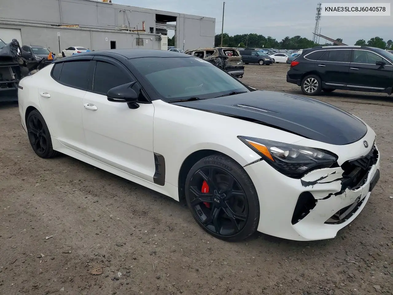 2018 Kia Stinger Gt VIN: KNAE35LC8J6040578 Lot: 57568896