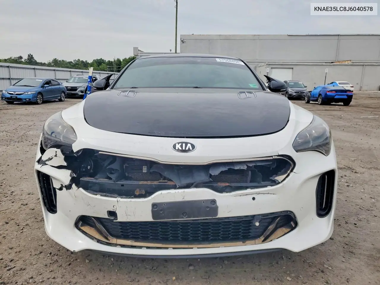 2018 Kia Stinger Gt VIN: KNAE35LC8J6040578 Lot: 57568896