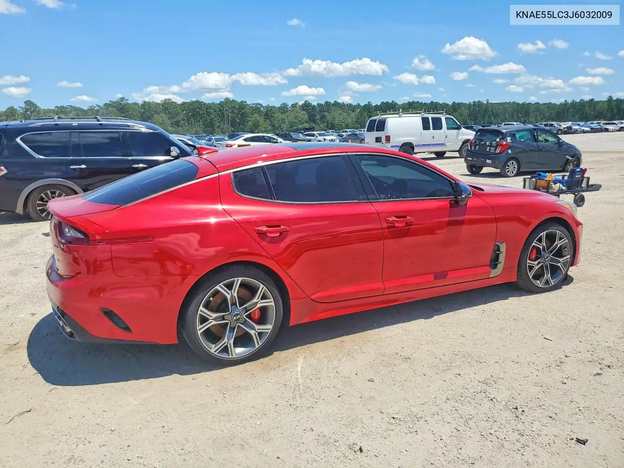 2018 Kia Stinger Gt2 VIN: KNAE55LC3J6032009 Lot: 58356806