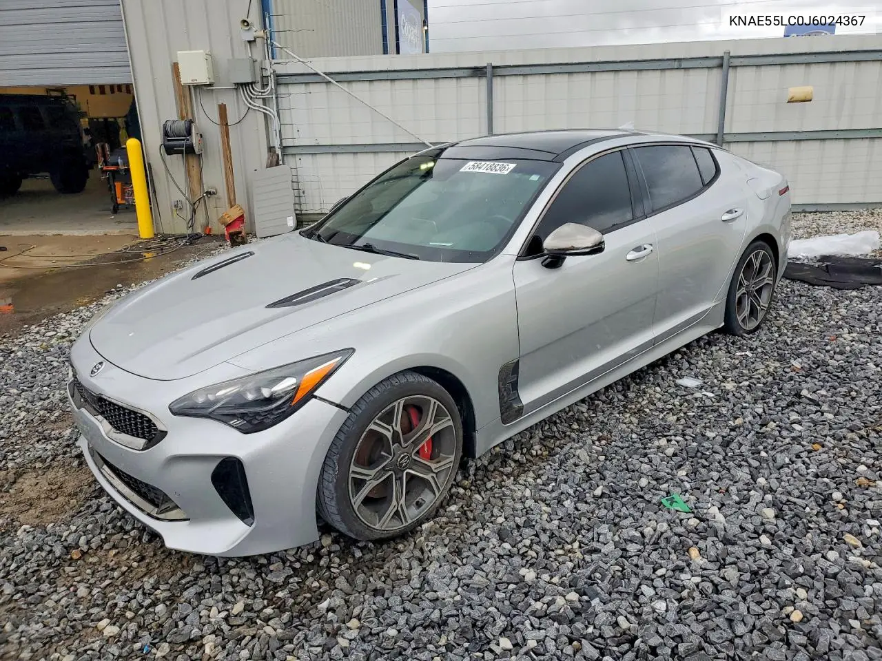 2018 Kia Stinger Gt2 VIN: KNAE55LC0J6024367 Lot: 58418836
