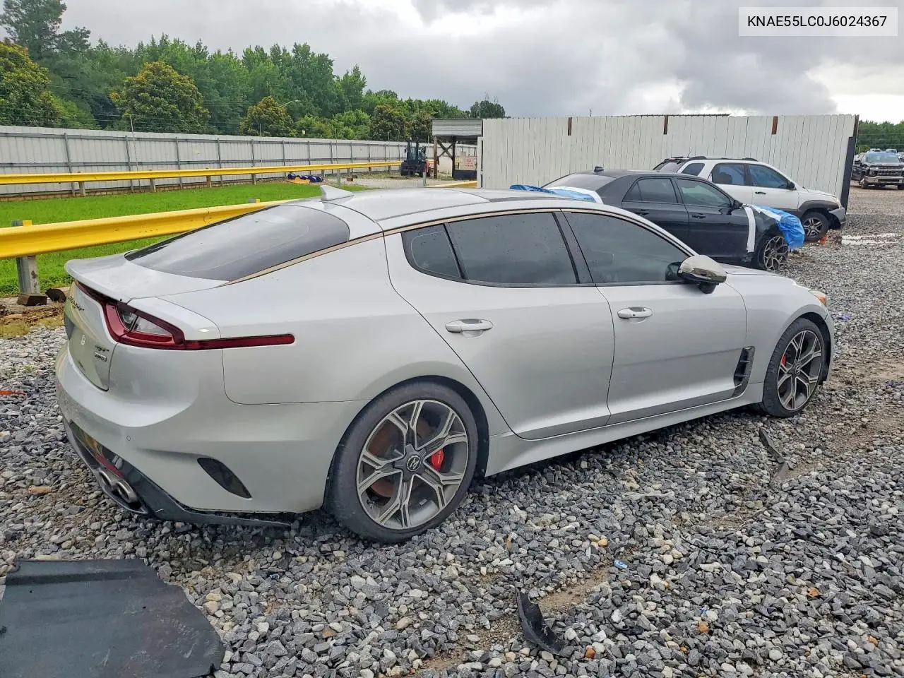2018 Kia Stinger Gt2 VIN: KNAE55LC0J6024367 Lot: 58418836