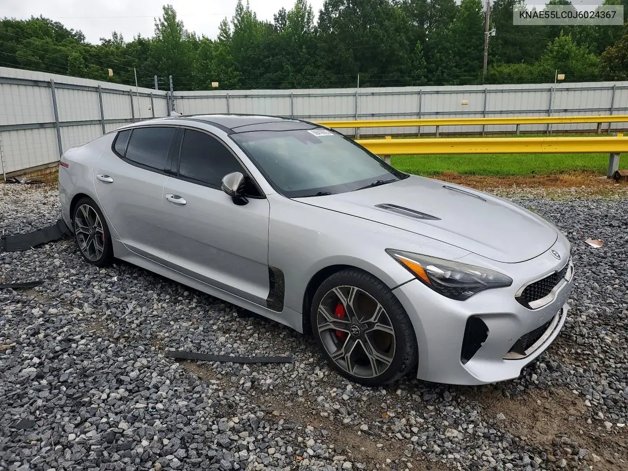 2018 Kia Stinger Gt2 VIN: KNAE55LC0J6024367 Lot: 58418836