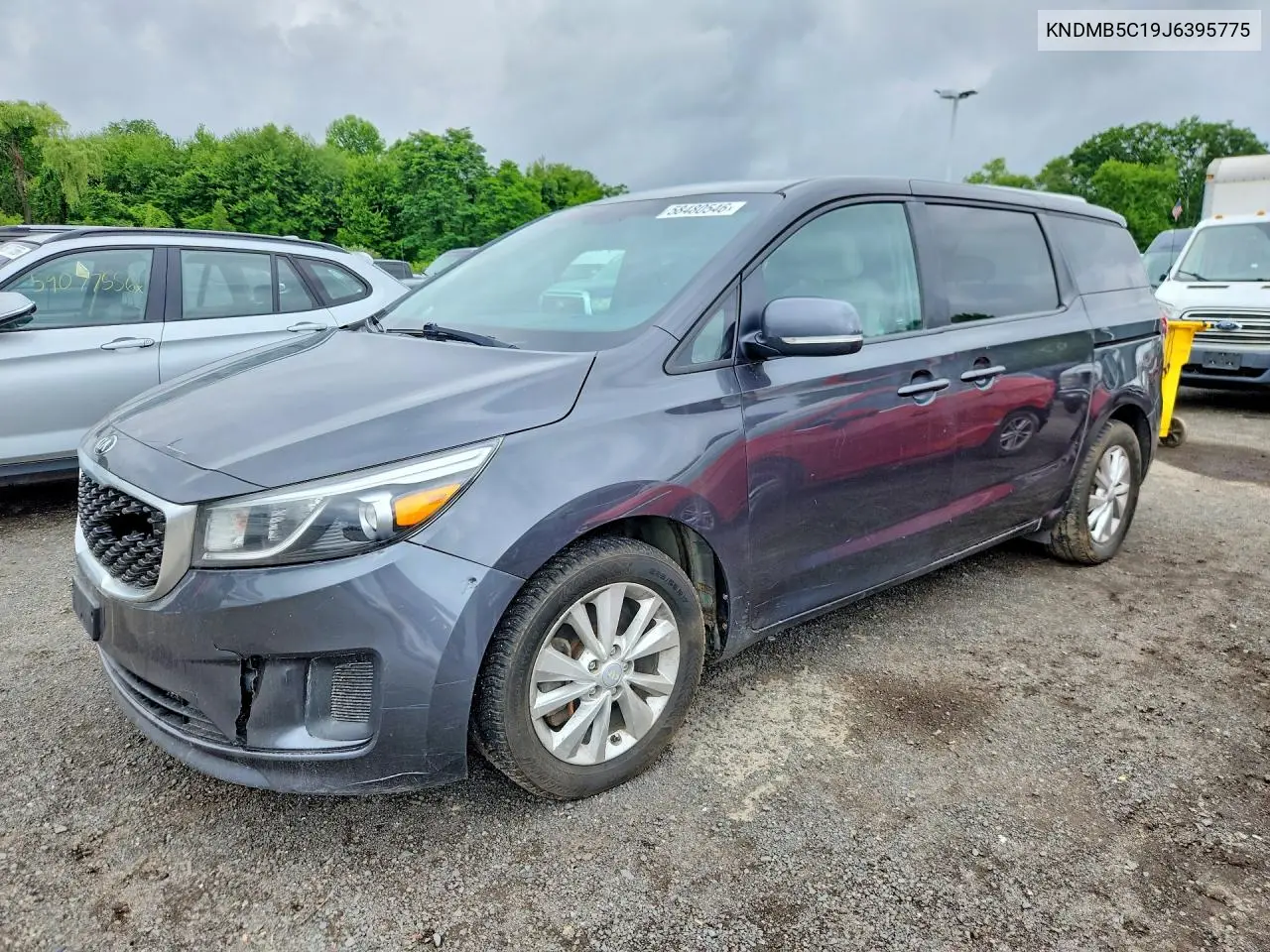 2018 Kia Sedona Lx VIN: KNDMB5C19J6395775 Lot: 58480546