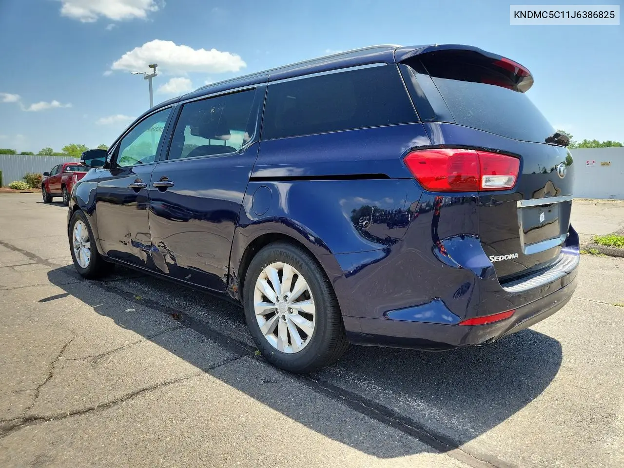 2018 Kia Sedona Ex VIN: KNDMC5C11J6386825 Lot: 59953186