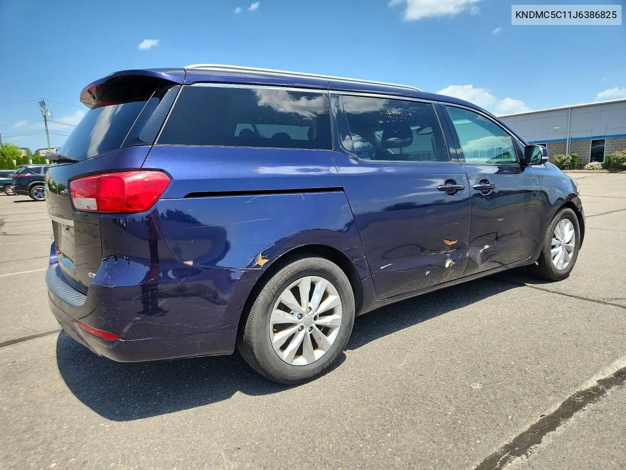 2018 Kia Sedona Ex VIN: KNDMC5C11J6386825 Lot: 59953186