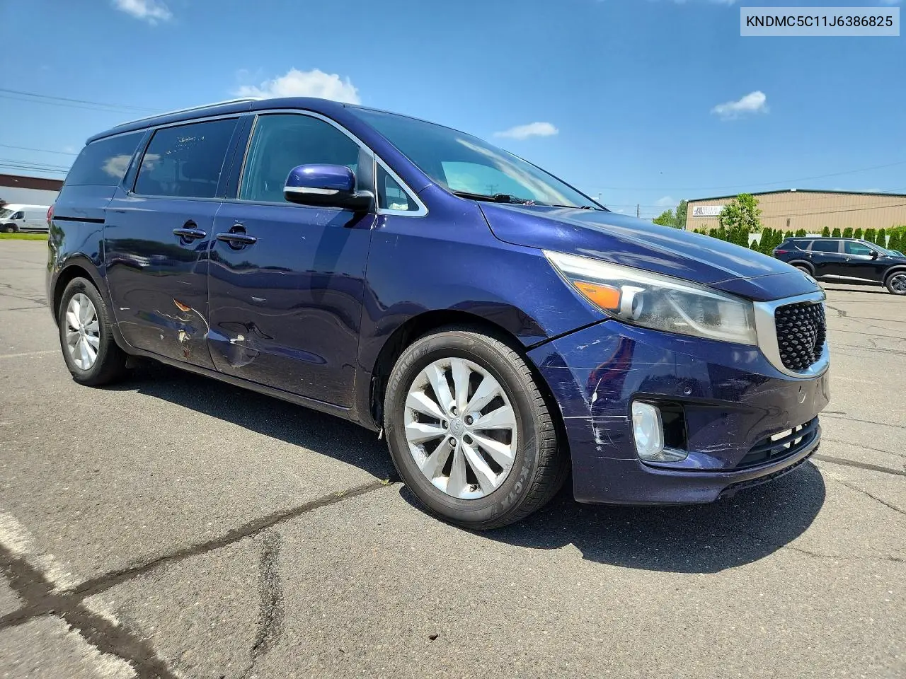 2018 Kia Sedona Ex VIN: KNDMC5C11J6386825 Lot: 59953186