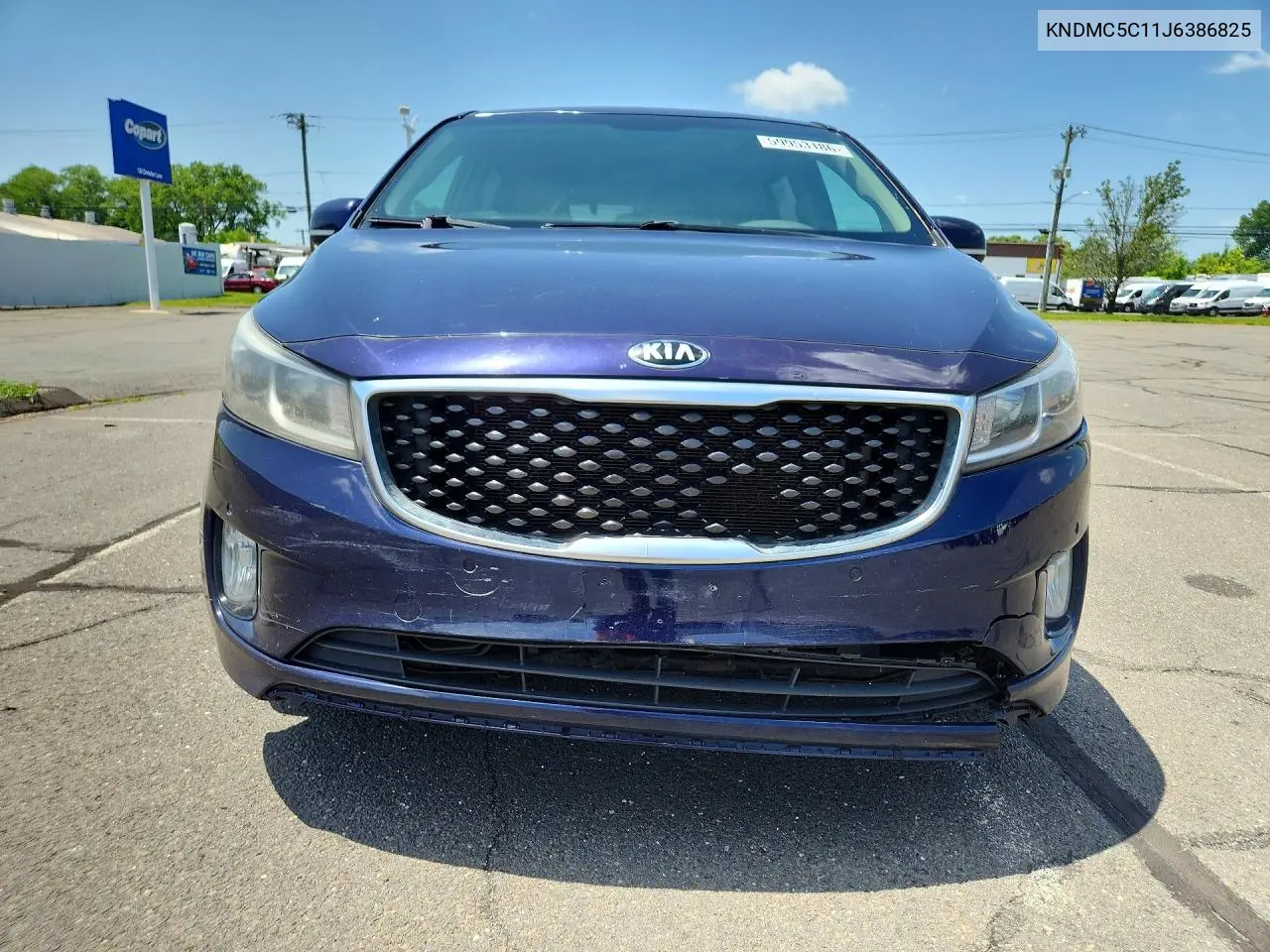 2018 Kia Sedona Ex VIN: KNDMC5C11J6386825 Lot: 59953186