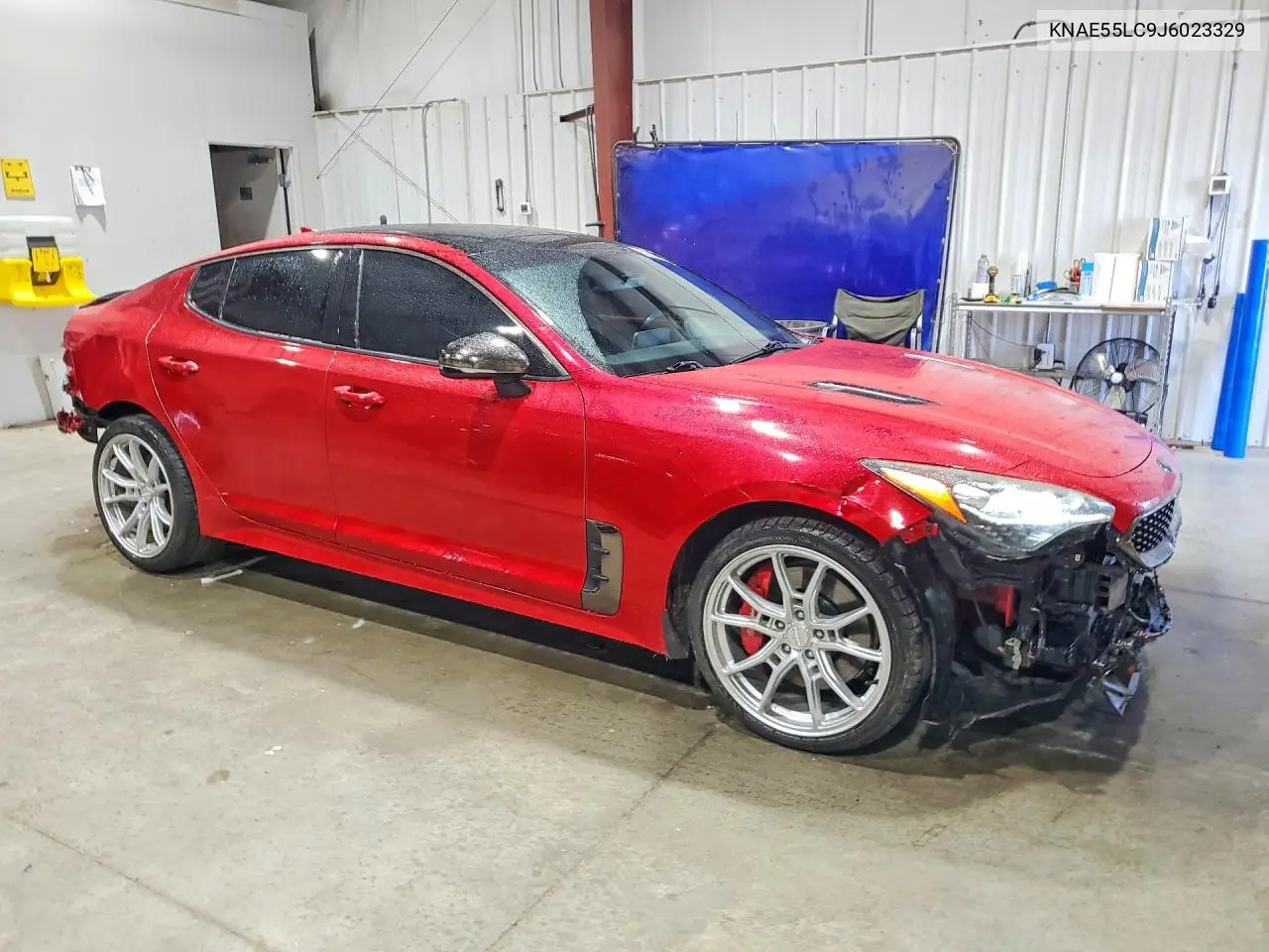2018 Kia Stinger Gt2 VIN: KNAE55LC9J6023329 Lot: 85993525