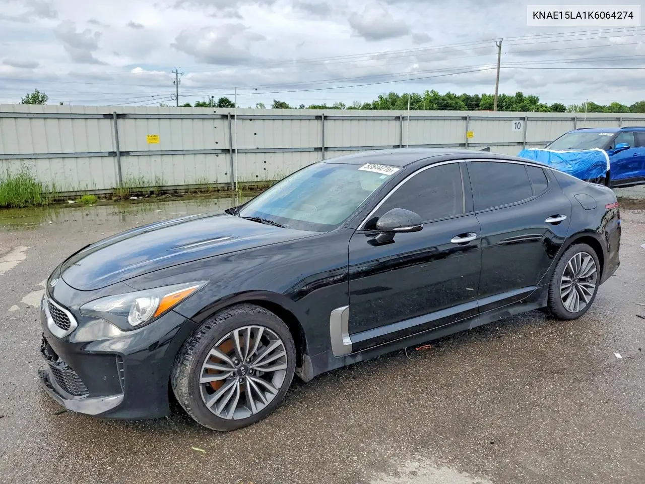 2019 Kia Stinger Base VIN: KNAE15LA1K6064274 Lot: 52644216