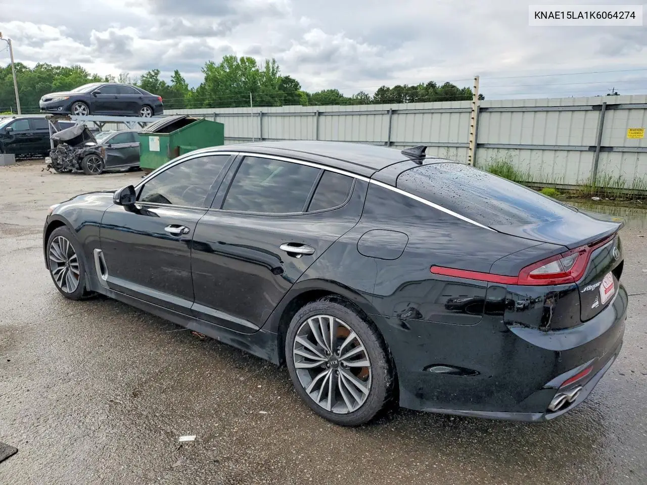 2019 Kia Stinger Base VIN: KNAE15LA1K6064274 Lot: 52644216