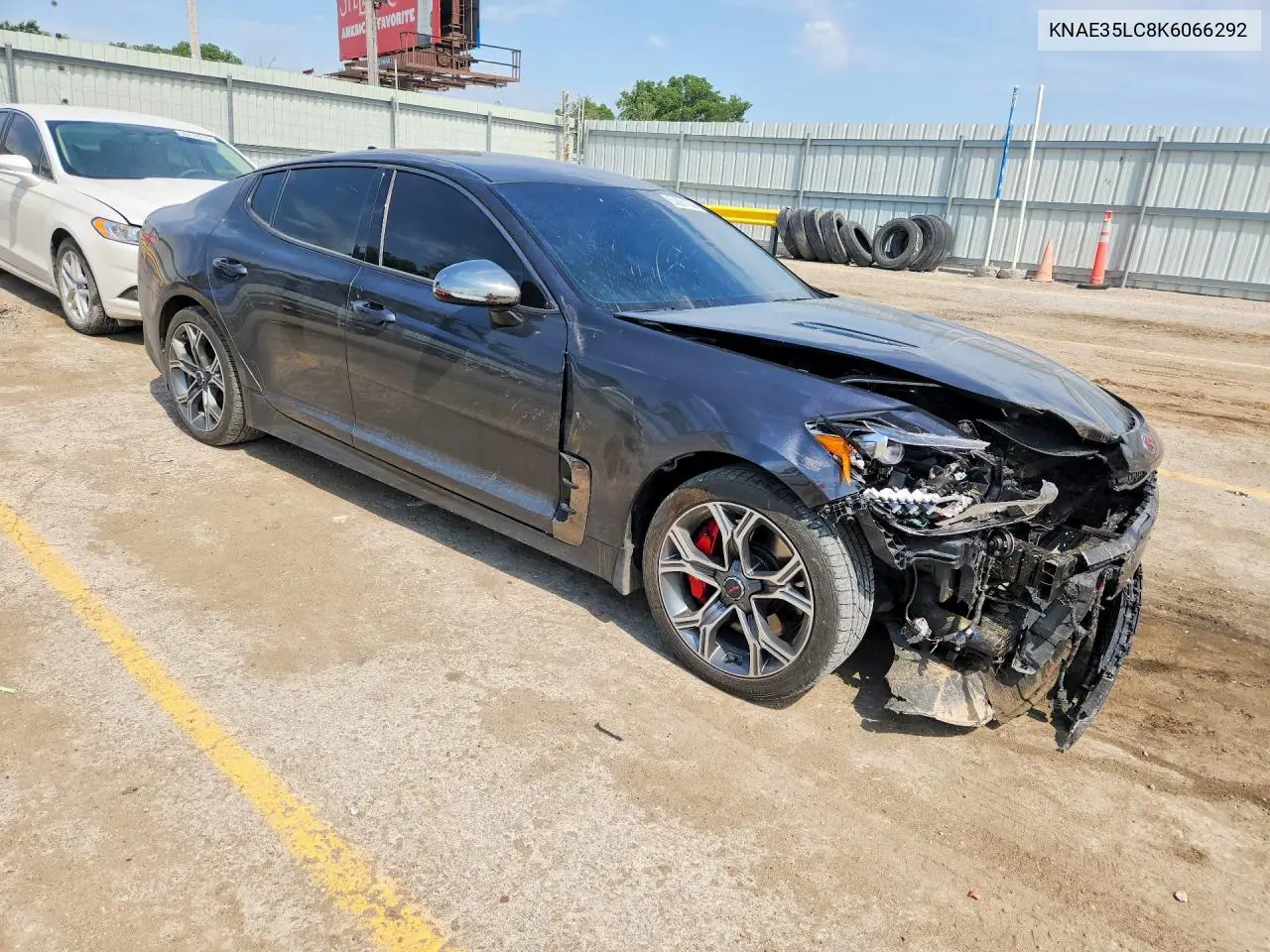2019 Kia Stinger Gt VIN: KNAE35LC8K6066292 Lot: 53597106